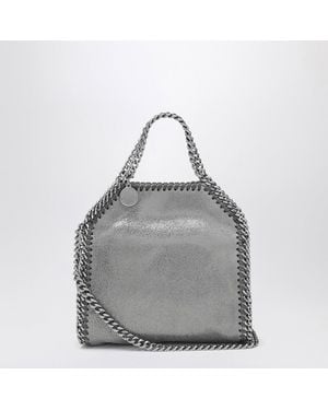 Stella McCartney Stella Mc Cartney Tote Bag Micro Falabella Metallic - Grey
