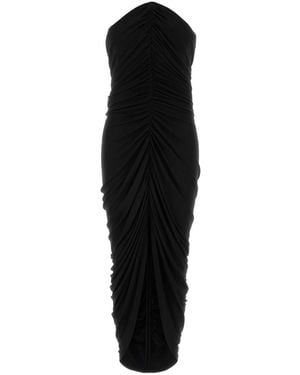 Alexander Wang Structured Bodice Midi Dress - Black