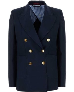 Gucci Double-Breasted Blazer - Blue