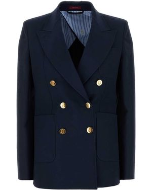 Gucci Double-Breasted Blazer - Blue