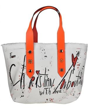 Christian Louboutin Frangibus Medium Tote Bag - White