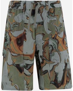 Woolrich Black Label Woolrich Black Etikett Tarnung Kurzhose - Grün