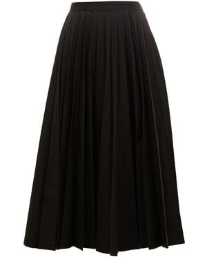 Junya Watanabe Pleated Skirt - Zwart