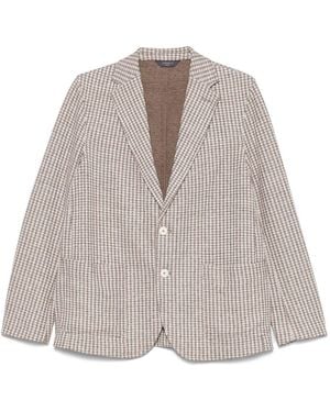Circolo 1901 Cotton And Linen Blend Jacket - Gray