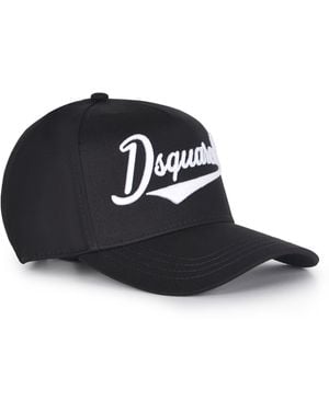 DSquared² Hat Made Of Cotton - Black