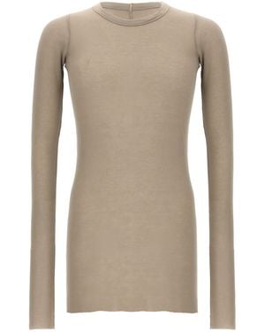 Rick Owens 'Rib Ls T' T Shirt - Natural