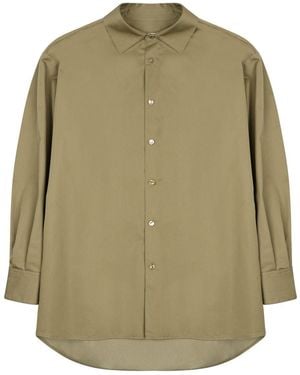 DARKPARK Satin Shirt - Green