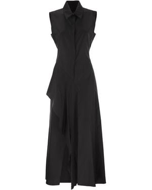 Max Mara Keras Ein Linienpopelkleid - Schwarz