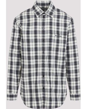 Balenciaga Overhemd Met Normale Pasvorm - Blauw