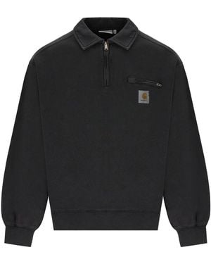 Carhartt Detroit Half Zip Sweatshirt - Black