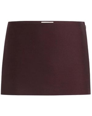 KHAITE Jett Skirt - Red