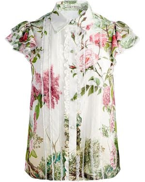 Alice + Olivia Minda Blouse - White