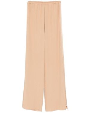 forte_forte Elasticated Waist Trousers - Natural
