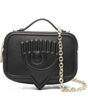 Chiara Ferragni Eyelike Sketch Shoulder Bag - Blue