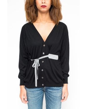 LA ROSE Vest Zwart