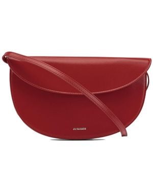 Jil Sander "Curve" Wallet - Red