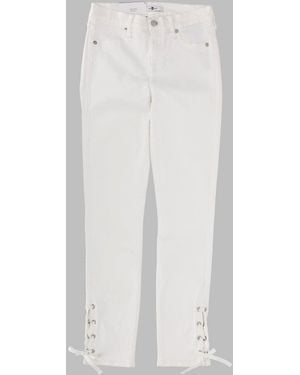 7 For All Mankind Jeans Cotton Denim Polyester Elastane - White