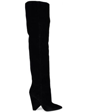 Saint Laurent Niki Laarzen Zwart