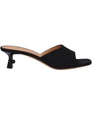 Off-White c/o Virgil Abloh Black Linen Sandal