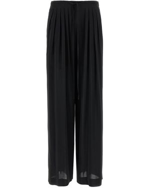 Alberto Biani Pleit Pants - Zwart