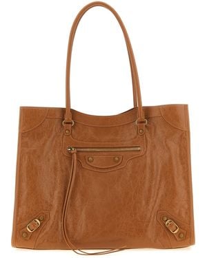 Balenciaga 'Tote Le City M' Umhängetasche - Braun