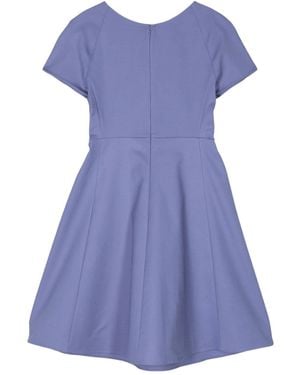 Emporio Armani Robe En Sergé - Bleu