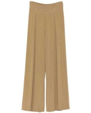 Max Mara Pleated Bermuda Shorts - Natural
