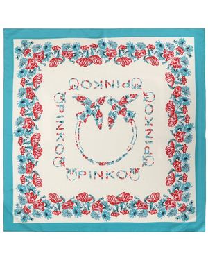 Pinko Scarf Silk-Blend - Blue