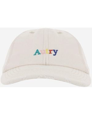 Autry Cotton Baseball Cap With Logo - White