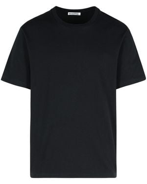 Jil Sander Cotton T Shirt - Black