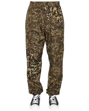 Givenchy 4G Print Relaxed Fit Trousers - Green