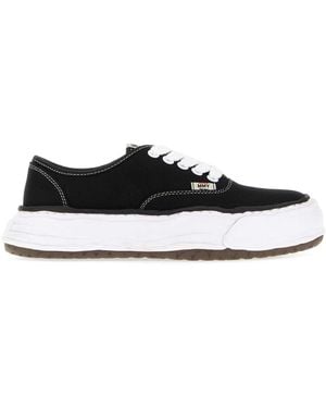 Maison Mihara Yasuhiro Canvas Baker Trainers - White