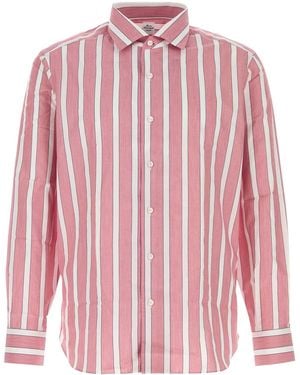 Junya Watanabe Embroidered Poplin Shirt - Pink