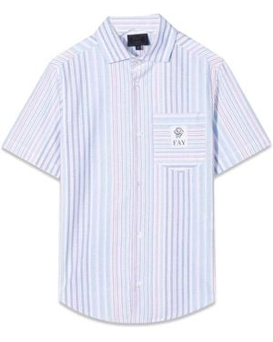 Fay Fabric Shirts - White