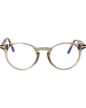 Tom Ford Round Optical Ft5557 B 045 - Brown