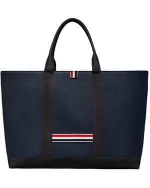 Thom Browne Mittelgroßer Tool Shopper - Blau