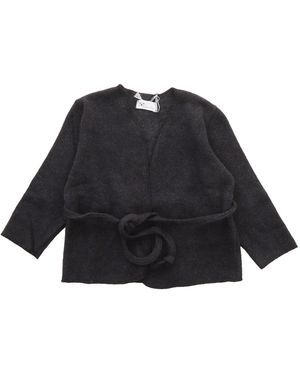 La Titta Miriam Cardigan Caldo Cotone - Black
