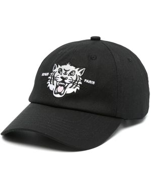 KENZO Tiger Head Cap - Schwarz