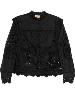 FARM Rio Richilieu Blouse - Black