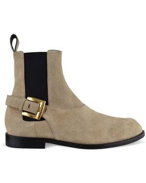 Balmain Bottines Chelsea Anthem - Blanc