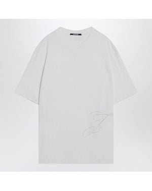 Jacquemus Cotton Crew Neck T Shirt - White