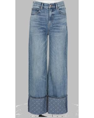 Tory Burch Cotton Jeans For Fall 2026 - Blue