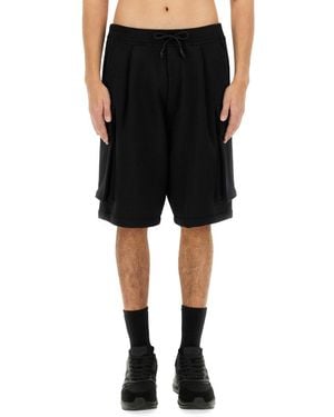 DSquared² Balloon" Cargo Bermuda Shorts - Black