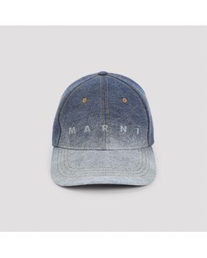 Marni Baumwollhut - Blau