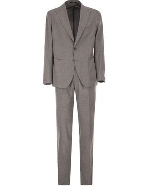 Tagliatore Pinstripe Suit - Grey