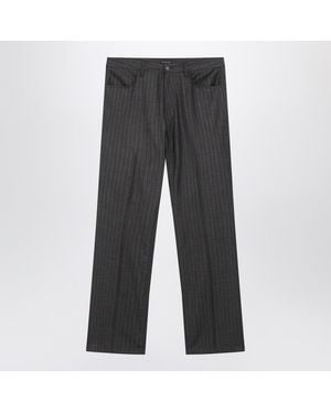 Balenciaga Pinstripe Pants - Gray