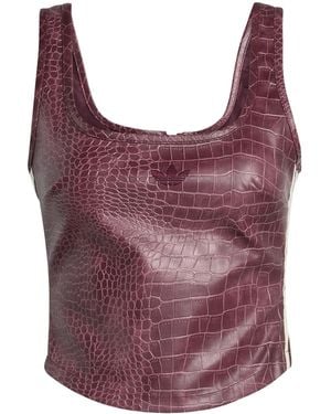 adidas Originals Pleather Corset - Purple