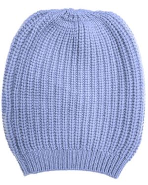 LA ROSE Gorro Cash azul claro