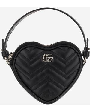 Gucci Bolso Mini Gg Marmont - Negro