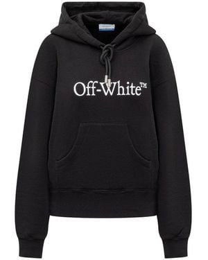 Off-White c/o Virgil Abloh Big Bookish Logo Print - Schwarz
